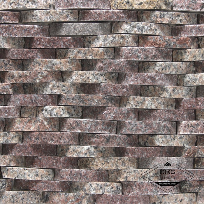 Фасадный камень Плетёнка — Гранит Капустинский в Саратове